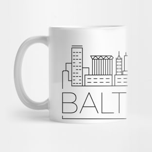 Baltimore Minimal Skyline Mug